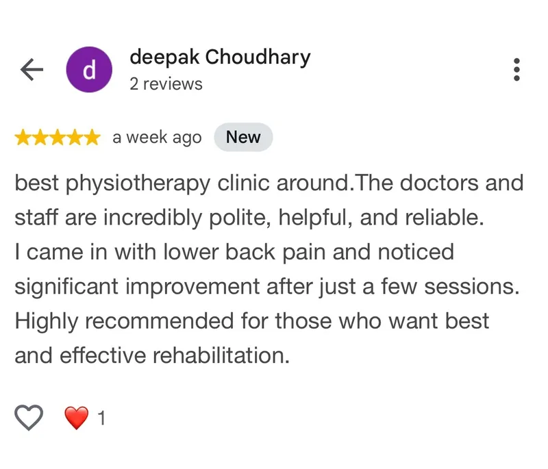 Patient review 1